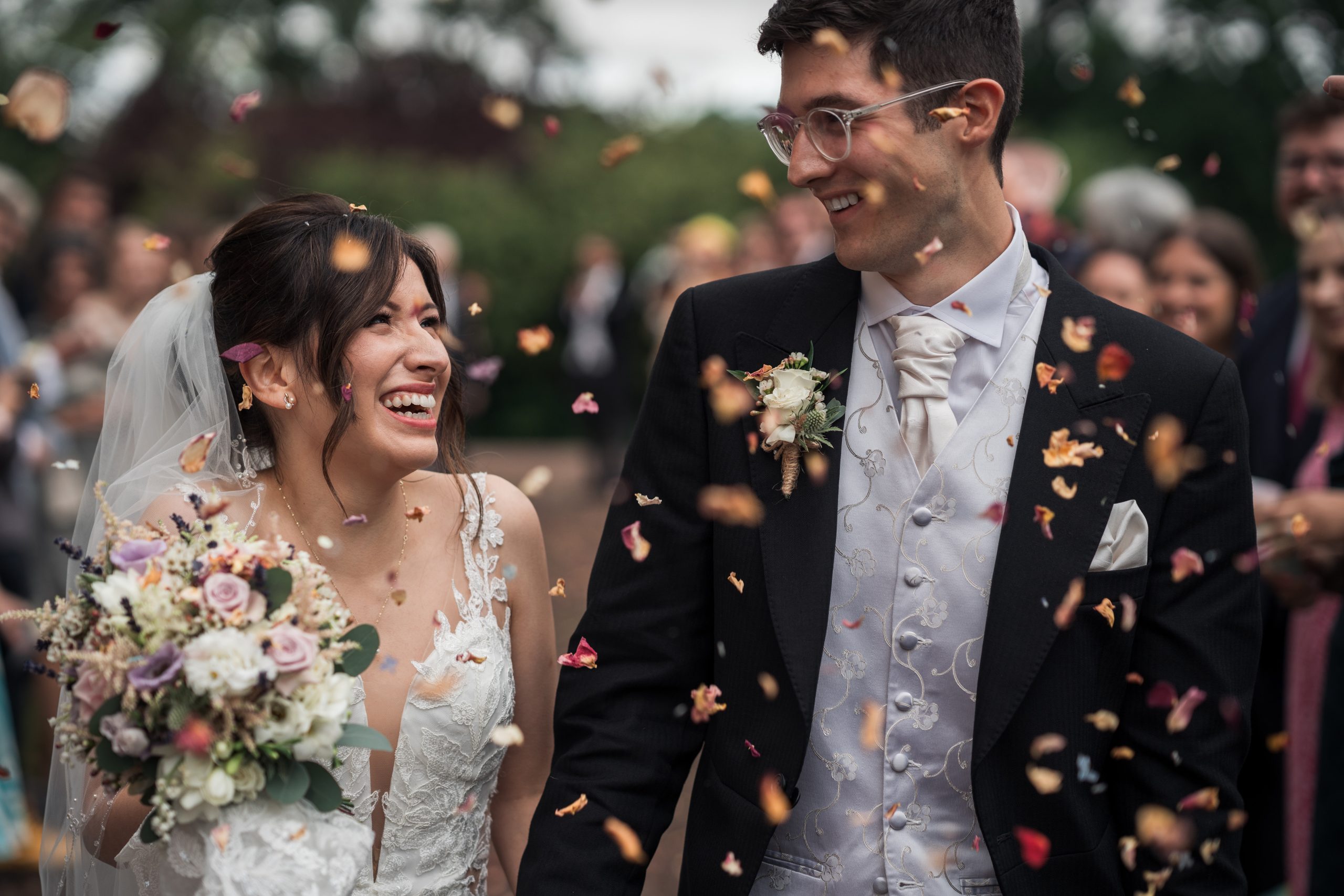 Traditional wedding photograph