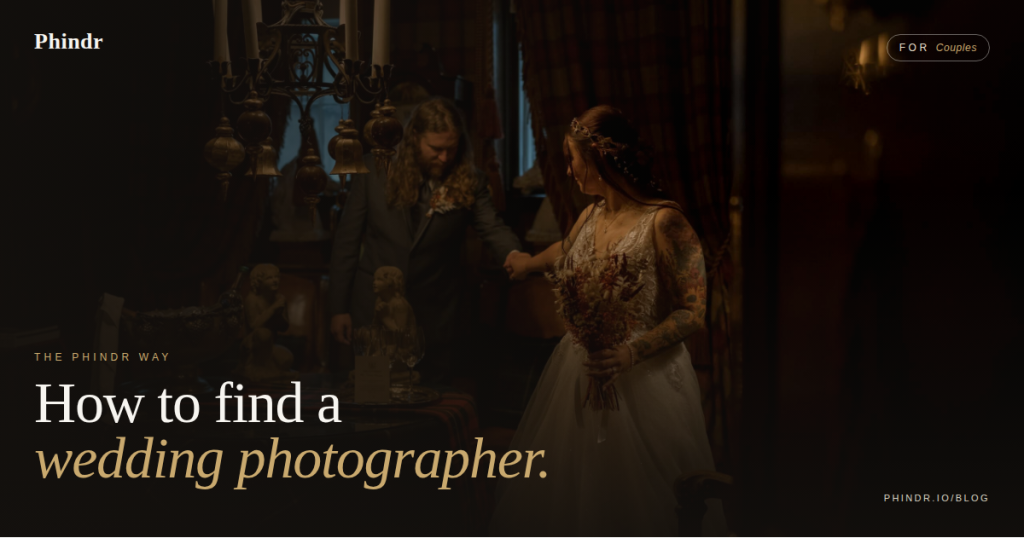 How to find a wedding photographer